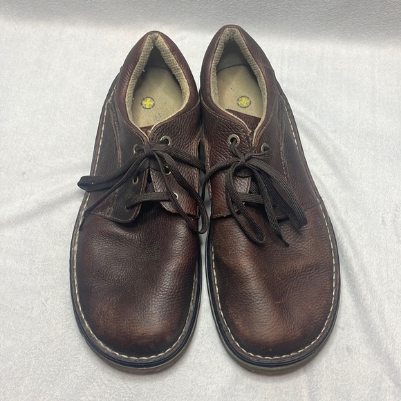Dr. Martens Brown Leather Lace up Oxford Lug Sole Size 14 - Picture 1 of 4